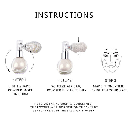 Spray Brightening Glitter Powder Body Powder Highlighter