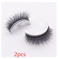 Reusable 3D Mink Lashes Natural False Eyelashes Self Adhesive Fake Glue Free Makeup Eyelash Extension Silk