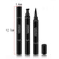 Double-headed seal eyeliner Triangle seal eyeliner 2-in-1 waterproof eyeliner
