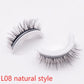 Reusable 3D Mink Lashes Natural False Eyelashes Self Adhesive Fake Glue Free Makeup Eyelash Extension Silk