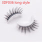 Reusable 3D Mink Lashes Natural False Eyelashes Self Adhesive Fake Glue Free Makeup Eyelash Extension Silk