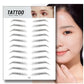 Waterproof 6D Eyebrow Tattoo Semi-Permanent Embroidery Natural Long Lasting Fake Eyebrow