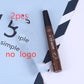 Liquid water eyebrow pencil