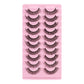 False Eyelashes, DD Curve, Thick, Eyelash, Ten Pairs