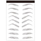 Waterproof 6D Eyebrow Tattoo Semi-Permanent Embroidery Natural Long Lasting Fake Eyebrow