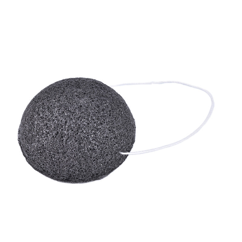 Konjac Face Wash And Bamboo Charcoal Cleansing