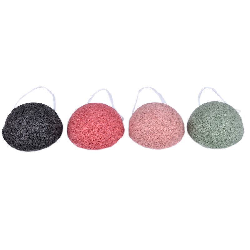 Konjac Face Wash And Bamboo Charcoal Cleansing