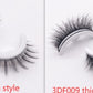 Reusable 3D Mink Lashes Natural False Eyelashes Self Adhesive Fake Glue Free Makeup Eyelash Extension Silk